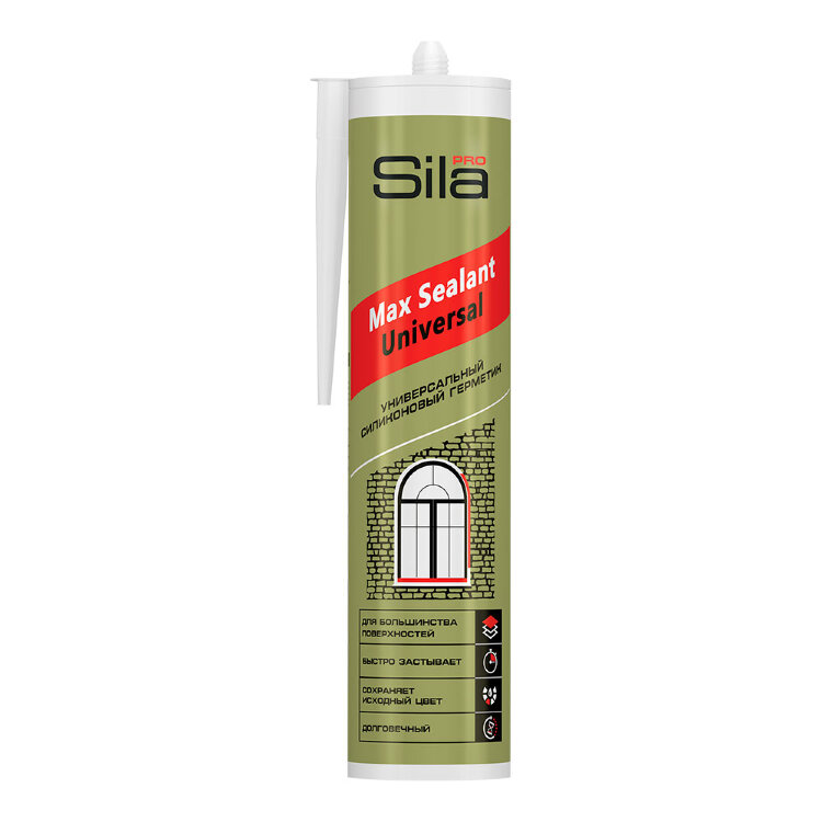 Sila Pro Max Sealant силиконовый универсальный коричневый герметик 280 мл