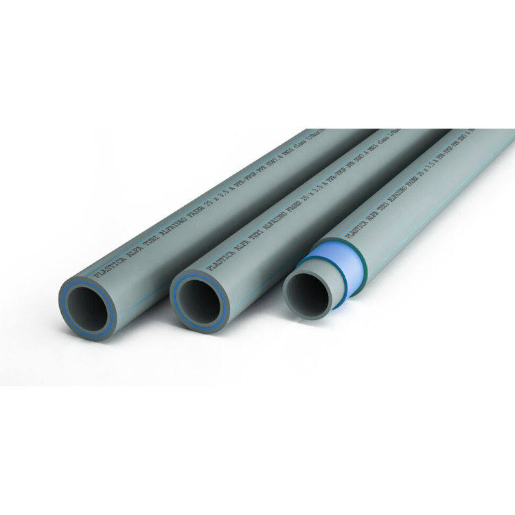 Труба полипропиленовая Plastica Alfa Multilayer Faber Pipe D=90x12.3mm L=4 м,SDR 7,4 стекловолокно (Италия)