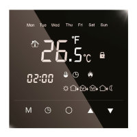 Термостат Warmcoin Warmlife Mirror Black TT02/HT 18H1S WI FI