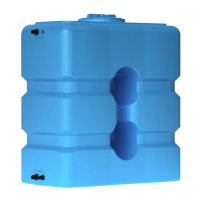 Бак для воды Акватек ATP-2000 (синий) с поплавком