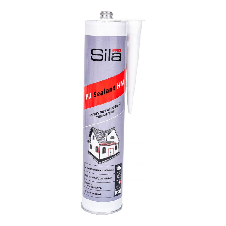Sila Pro PU Sealant HM Grey герметик полиуретан высокомодульный серый RAL 7004 280 мл