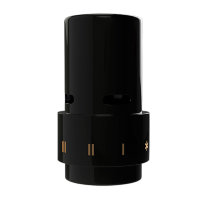 Термоголовка Royal Thermo Design Click 30*1,5 жидкостная (черный)