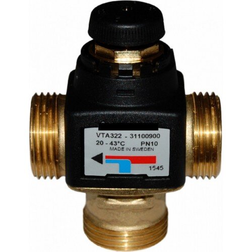 Клапан термостатический Esbe VTA322 PN10 НР 1" 35-60°C 31101013