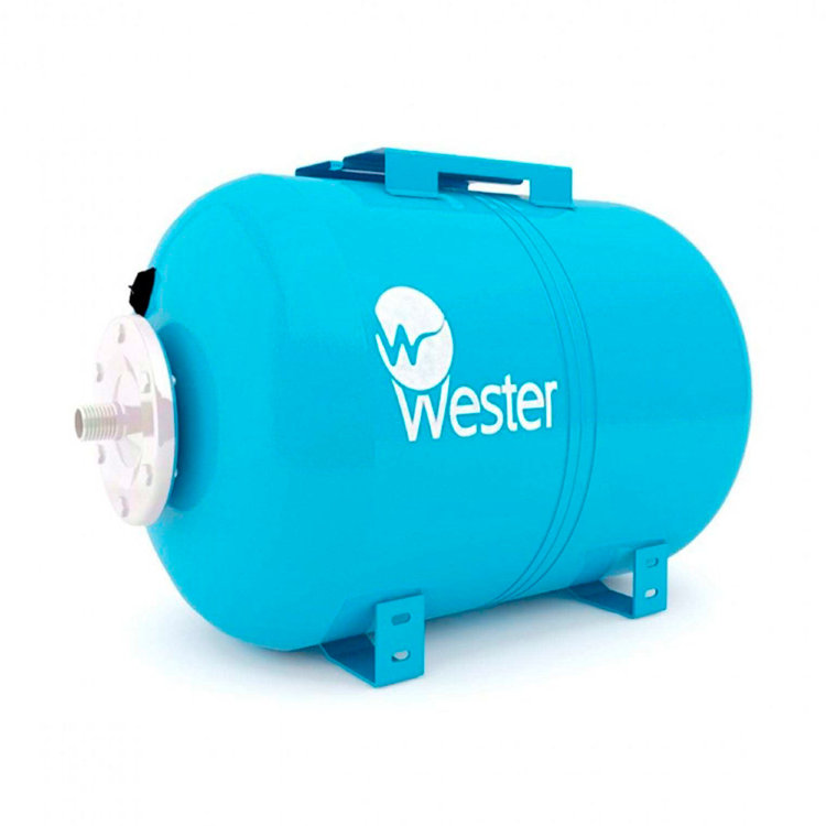 Бак мембранный для водоснабжения Wester Premium WAO50 контрфланец, нержавеющая сталь